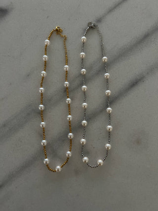 Pearl Beaded Necklace - Simply Sunflowers