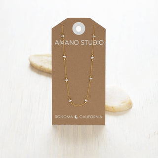 Pearl Chain Necklace - Simply Sunflowers