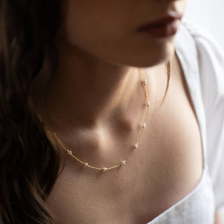 Pearl Chain Necklace - Simply Sunflowers