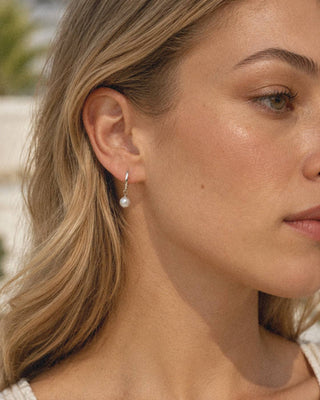 Pearl Drop Earrings - Simply Sunflowers