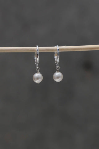 Pearl Drop Earrings - Simply Sunflowers
