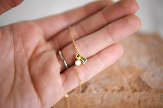 Pearl Drop Necklace - Simply Sunflowers