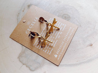 Pearl Huggie Earrings - Simply Sunflowers