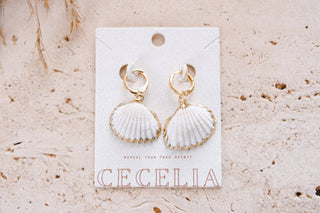 Pearl Huggie Earrings - Simply Sunflowers