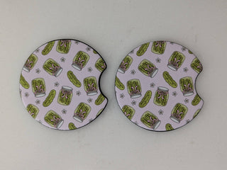 Pickle Car Coasters - Simply Sunflowers