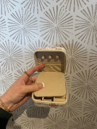 Pink Antique Jewelry Case - Simply Sunflowers