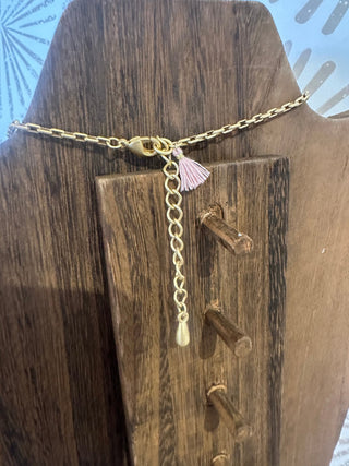 Pink Charm Necklace - Simply Sunflowers
