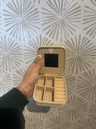 Pink Floral Traveling Jewelry Case - Simply Sunflowers