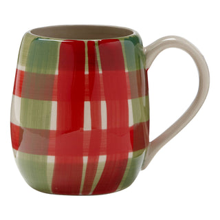 Plaid Christmas Mug - Simply Sunflowers