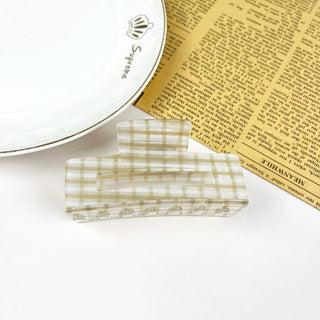 Plaid Claw Clip - Simply Sunflowers