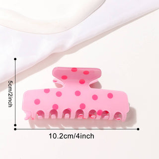 Polka Dot Claw Clip - Simply Sunflowers