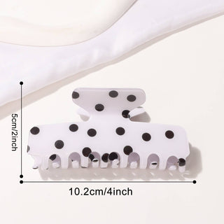 Polka Dot Claw Clip - Simply Sunflowers