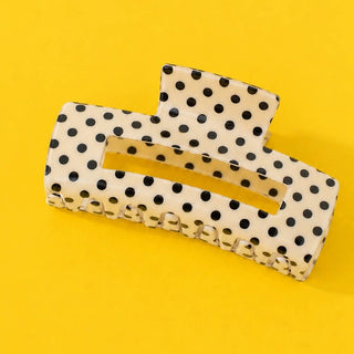 POLKA DOT HAIR CLAW CLIP | 40H1128 - Simply Sunflowers