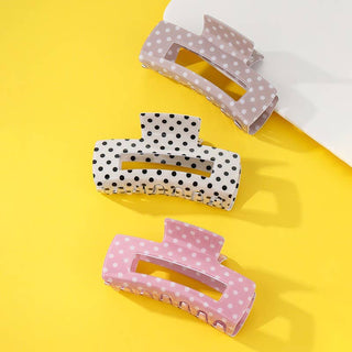 POLKA DOT HAIR CLAW CLIP | 40H1128 - Simply Sunflowers