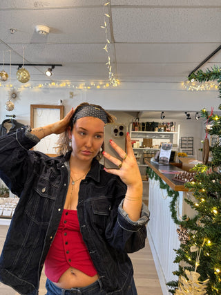 Polka Dot Headband - Simply Sunflowers