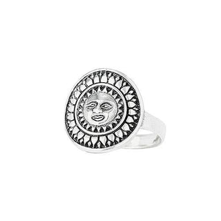 Powered By The Sun Sterling Silver Ring - Simply Sunflowers
