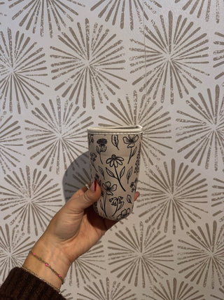 Pressed Floral Koozie - Simply Sunflowers