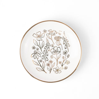 Pressed Floral Trinket Dish - Simply Sunflowers