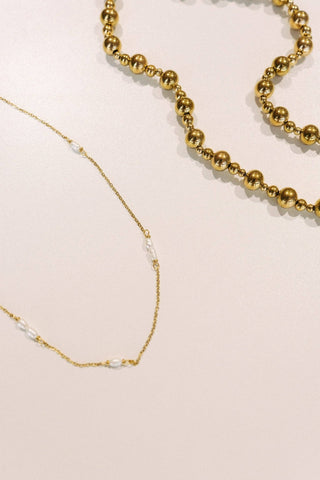 Pretty Little Pearl Necklace - Simply Sunflowers