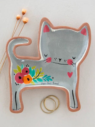 Purr - fect Friend Trinket Dish - Simply Sunflowers