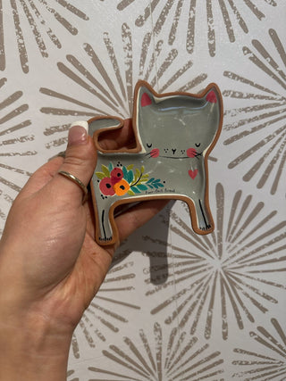 Purr - fect Friend Trinket Dish - Simply Sunflowers