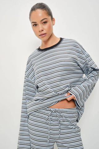 Quincy Striped Top - Simply Sunflowers