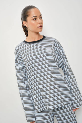 Quincy Striped Top - Simply Sunflowers