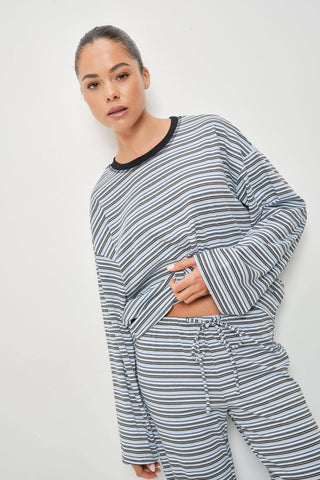 Quincy Striped Top - Simply Sunflowers