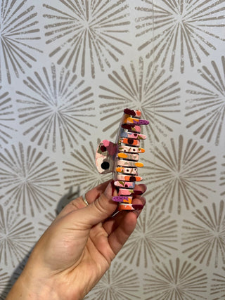 Rainbow Garden Claw Clip - Simply Sunflowers