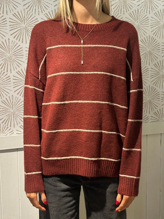 Red Wood Sweater - Simply Sunflowers