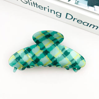 Retro Plaid Claw Clip - Simply Sunflowers
