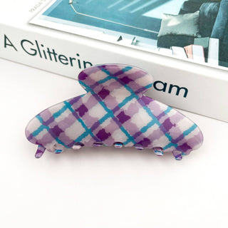 Retro Plaid Claw Clip - Simply Sunflowers