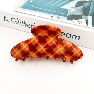 Retro Plaid Claw Clip - Simply Sunflowers