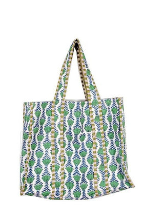 Reversible Quilted Tote - Simply Sunflowers