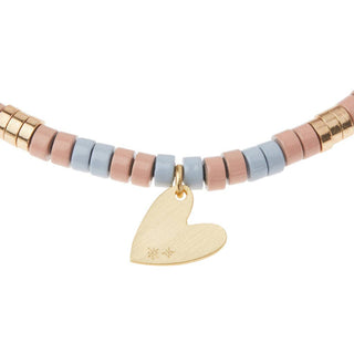 Rhodonite Intention Charm Bracelet - Simply Sunflowers