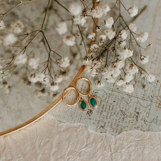 Riley Turquoise Hoops - Simply Sunflowers