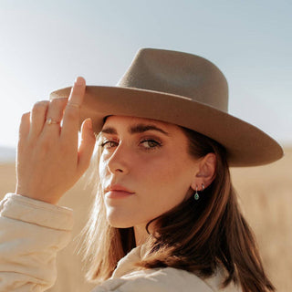 Riley Turquoise Hoops - Simply Sunflowers