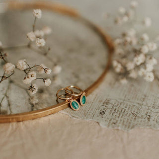 Riley Turquoise Hoops - Simply Sunflowers