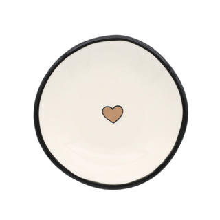 Ring Dish Gold Heart - Simply Sunflowers