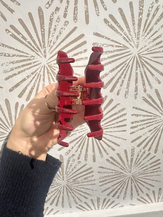 Roaring Red Hair Clip - Simply Sunflowers