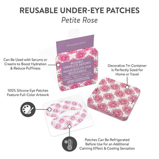 Rose Reusable Under - Eye Patches - Simply Sunflowers