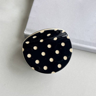 Round Polka Dot Clip - Simply Sunflowers