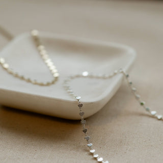 Row Of Hearts Necklace - Simply Sunflowers