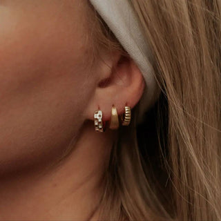 Rue Brushed Hoops - Simply Sunflowers