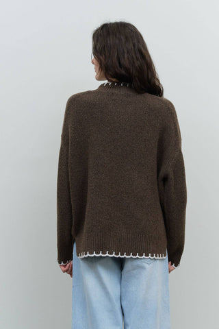 Scalloped Pullover Sweater - Simply Sunflowers