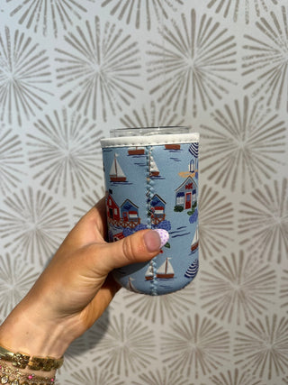 Seaside Harbor Koozie - Simply Sunflowers