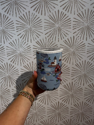 Seaside Harbor Koozie - Simply Sunflowers