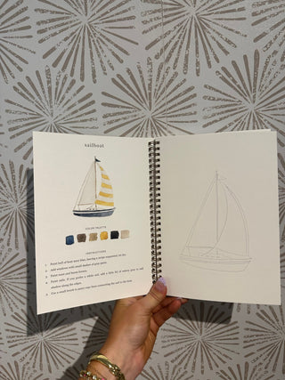 Seaside watercolor workbook - Simply Sunflowers