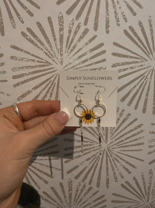 Seeded Earring - Simply Sunflowers