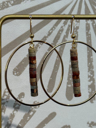 Serpentine Earrings - Simply Sunflowers